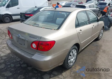 2004 Toyota Corolla Le z USA, uszkodzony, nr VIN 1NXBR32E54Z193197